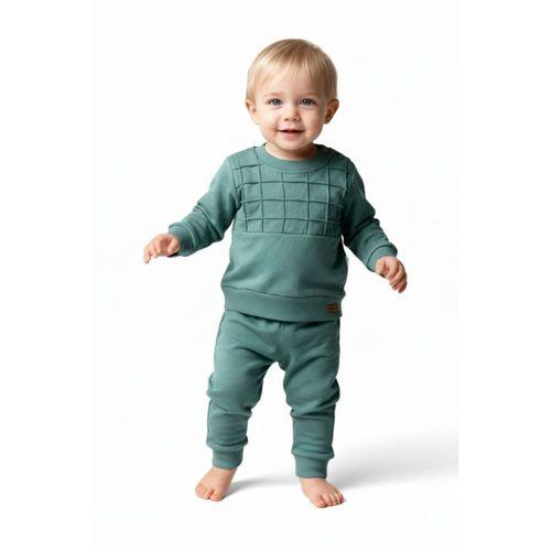 Erkek Çocuk Önü Baskılı Sweatshirt Ve Eşofman Alt Takım BGL-ST05255