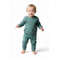 Erkek Çocuk Önü Baskılı Sweatshirt Ve Eşofman Alt Takım BGL-ST05255