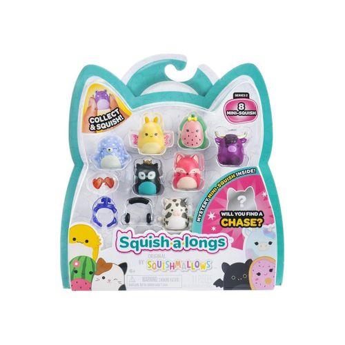 AL0021 Squish-a-longs 8 Figür + Yüzük Set - Stokta Olan Model Gönderilir