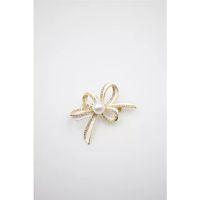 Çiçek Broş - Altın