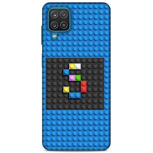 Lopard Samsung Galaxy A12 Uyumlu Kılıf BloX (30) Silicone Case S Harfi