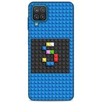 Lopard Samsung Galaxy A12 Uyumlu Kılıf BloX (30) Silicone Case S Harfi