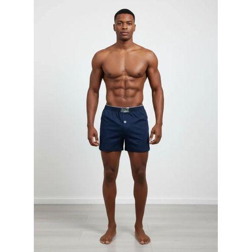 Huma One Erkek Havlu Bel Düz Boxer Battal Boy 3xl Lacivert Renk