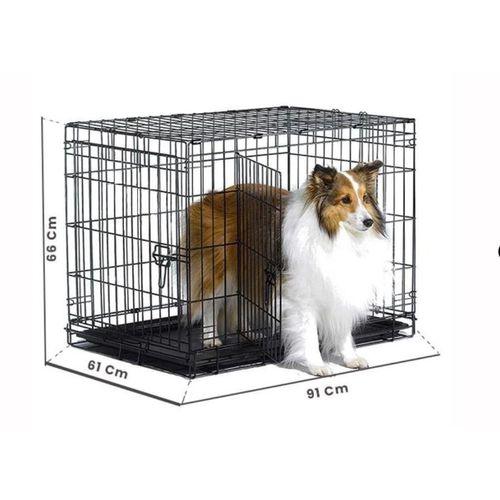 Kedi - Yavru Köpek Kafesi Dövme Demir 91x60x70