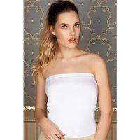 Pamuklu Askısız Straplez T-shirt