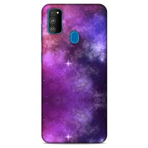 Samsung Galaxy M30s Uyumlu Kılıf Mor Delisi (17) Tasarım Kılıf Bulut