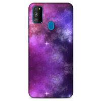 Samsung Galaxy M30s Uyumlu Kılıf Mor Delisi (17) Tasarım Kılıf Bulut