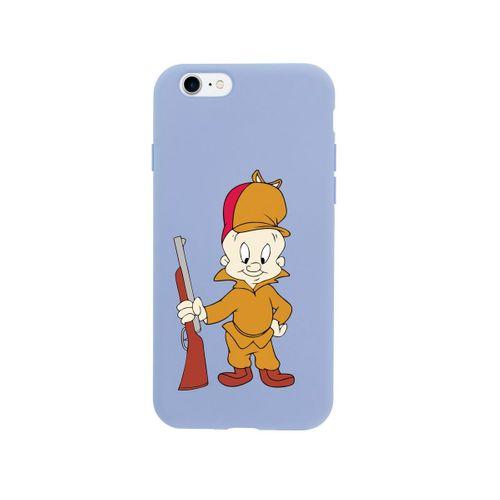 iPhone 7 Elmer Fudd Tasarımlı Lila Telefon Kılıfı