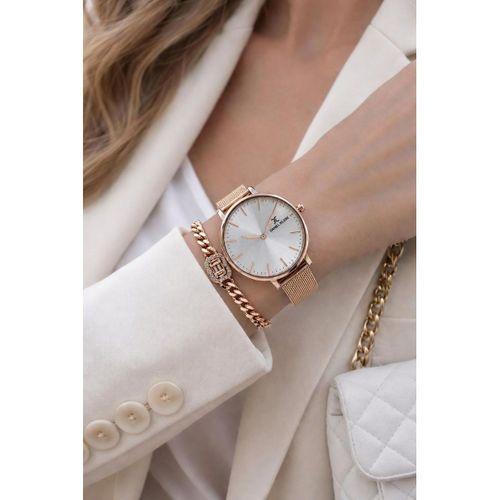 Daniel Klein 2 Yıl Garantili Hasır Çelik Kordon 3 Atm Suya Dayanıklı Kadın Kol Saati HS12809.4