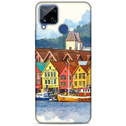 Cityx (21) Oppo Realme C15 Kılıf Silikon Kapak Desenli