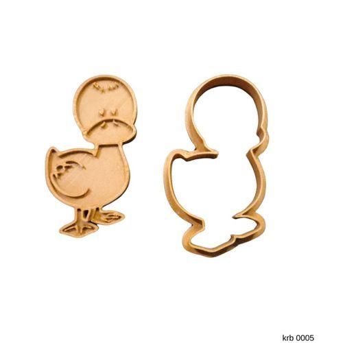 Sevimli Civciv Sekillendirici Kalip Kurabiye Hamur Kesici Oyun ve Seker Hamuru Seti