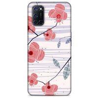 Oppo A52 Kılıf Japonya (26) Tpu Silikon Kılıf Japon Kiraz Çiçekleri