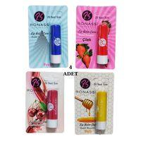 RS Ronassi Dudak Koruyucu ve Parlatıcısı Fresh Çilek Vişne ve Ballı 4 Lü Set