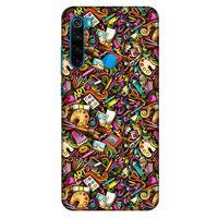 Graffitix (18) Desenli Silikon Kapak Xiaomi Redmi Note 8 Kılıf