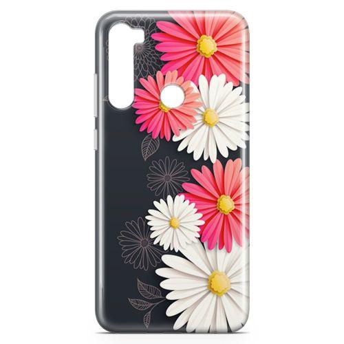 Xiaomi Redmi Note 8 Kılıf Papatyalar Acarken Arka Kapak Koruma Desenli Full Koruyucu