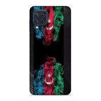 Samsung Galaxy M32 Uyumlu Kılıf Azarbaijan (5) Koruma Kabı Azeri Bayrak İllustre