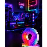 Uygulama Kontrollü Rgb Neon Led Şerit Işık 16 Milyon Renk Destekli