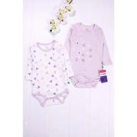 Kalp Desenli Uzun Kol 2'li Kız Bebek Body Seti