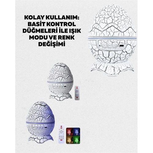 Bluetooth Hoparlör Özellikli 7 Renkli Gece Aydınlatması