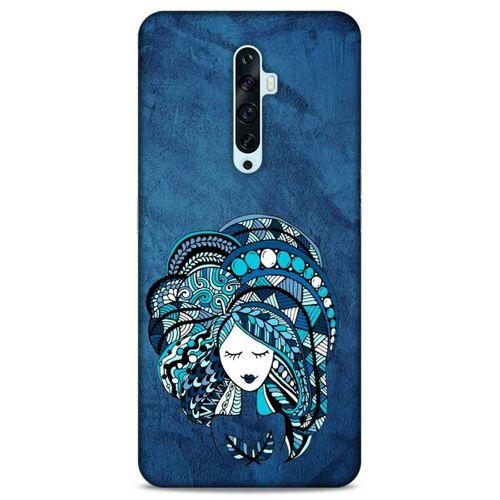 Lopard Oppo Reno 2z Uyumlu Kılıf Sürreal Yüzler ♀ (35) Fit Design Kılıf Baskılı