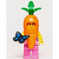 Orjinal Lego Minifigür Carrot Suit Costume Lady with Butterfly