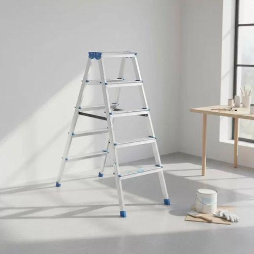 5+5 Çift Basamaklı Alüminyum Metal Merdiven