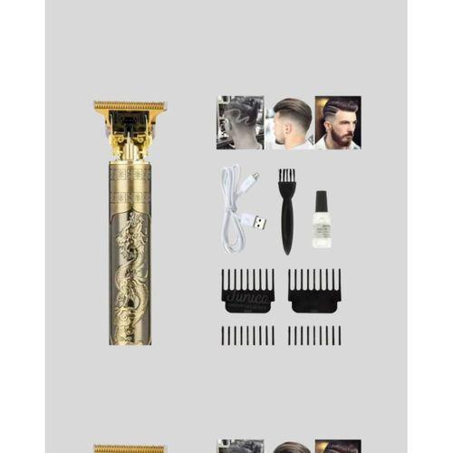 Profesyonel Çizik Tıraş Makinesi – T Çelik Bıçaklı, 120 Dakika Şarjlı Kullanım, 3 Başlıklı