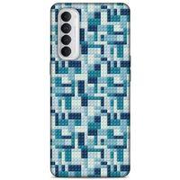 Lopard Oppo Reno 4 Pro Uyumlu Kılıf BloX (42) Rugged Armor Kılıf Açık Mavi