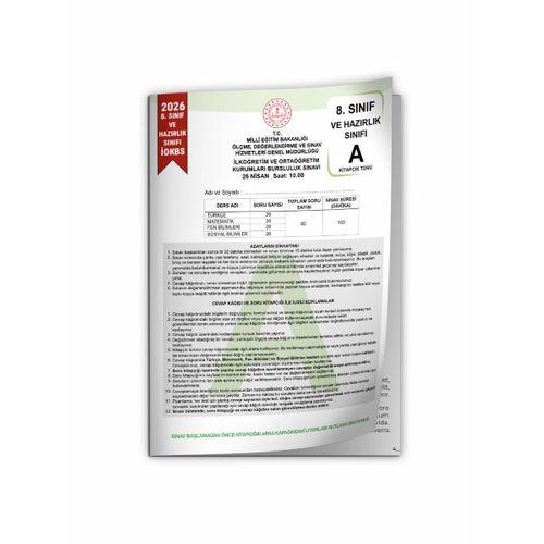 2026 8 Sınıf İOKBS BURSLULUK Tıpkı Basım Çıkmış Soru MEB Kitapçığı Video/PDF Çözümlü Türkiye Geneli