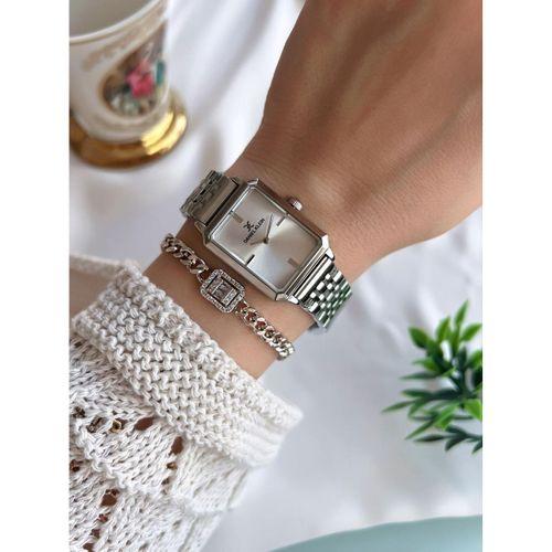 Daniel Klein Çelik Kordon 30 Metre Suya Dayanıklı Özel Tasarım Kadın Kol Saat+Bileklik VS.BLKT.0721