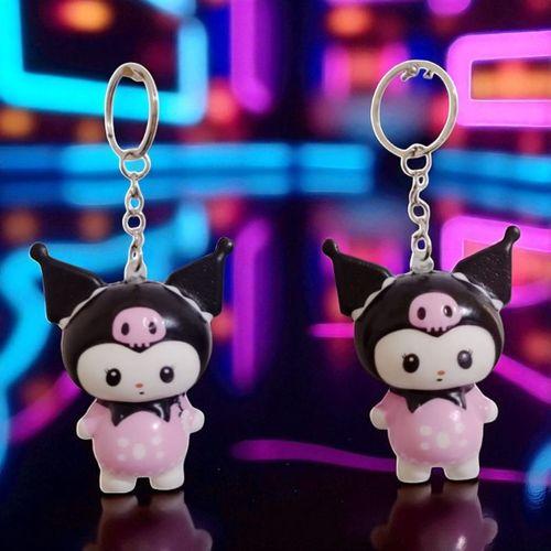 2 ADET MİNİ SİYAH KUROMİ SUKUŞİ ANAHTARLIK DUYUSAL OYUNCAK VIP KUROMİ OYUNCAKLARI YILBAŞI HEDİYELERİ