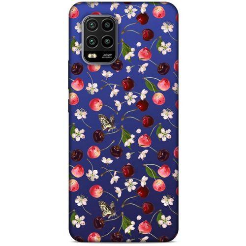 Frutix Kiraz 02 Xiaomi Mi 10 Lite Kılıf Desenli Silikon