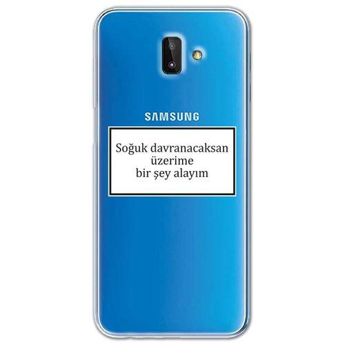 Galaxy J6 Plus Kılıf HD Yazı Baskılı Silikon Arka Kapak - Yazı 8