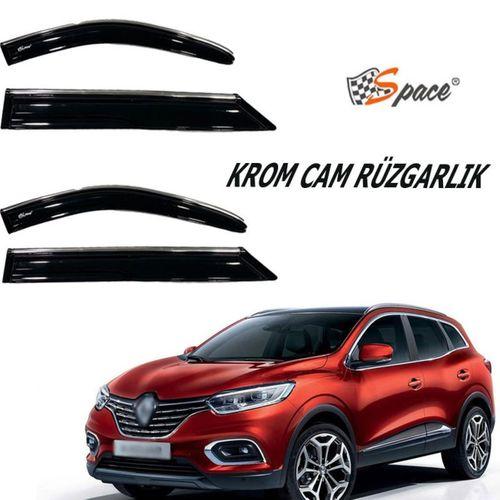 Krom Cam Rüzgarlığı Renault Kadjar 2016-2021/ Caru423