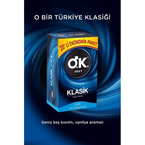 Okey Klasik Ekonomik 20'li Prezervatif