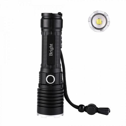 Bright Ght-5761 Xp50 Led 3 Mod Zoomlu Yağmur Suyu Geçirmez Şarjlı El Feneri