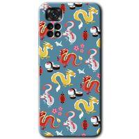 Xiaomi Redmi Note 11s 5G Global HD Baskılı Kılıf + 9D Tam Ekran Koruyucu - Funky Dragon