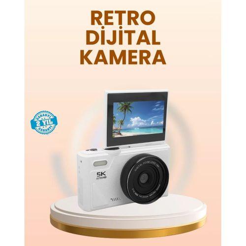 Taşınabilir 5k Uhd Fotoğraf Ve Video Kamera Otofokus Wifi
