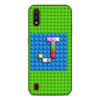Lopard Samsung Galaxy A01 Uyumlu Kılıf BloX (21) Koruyucu Kapak J Harfi