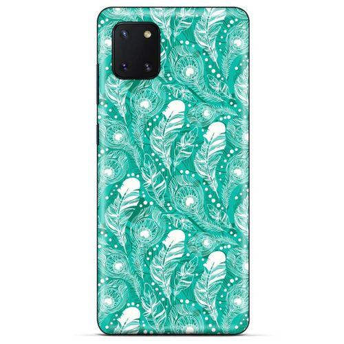 Huawei Y5P Kılıf Desenli Özel Seri Tüyler (45) Liquid Air Kılıf