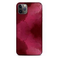 Mermer Desenli (7) Tema Telefon Kılıfı Bordo Apple Iphone 11 Pro Max Kılıf
