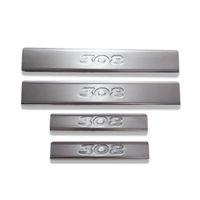 Peugeot Uyumlu 308 2007-2013 Kapı Eşiği Paslanmaz Çelik