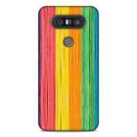 Lopard LG K41S - K51S Uyumlu Kılıf Wood'X (28) Arka Kapak Desenli