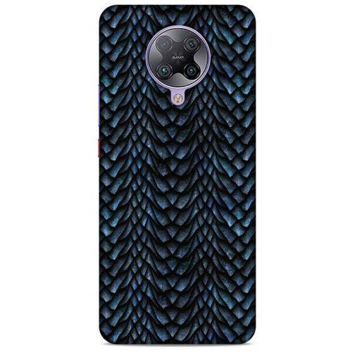 Xiaomi Poco F2 Pro Kılıf Dragons (4) Koruma Kılıfı Ejderha Skin Lacivert