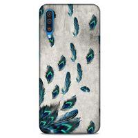 Samsung Galaxy A30s Kılıf Desenli Özel Seri Tüyler (16) Kalın Kılıf