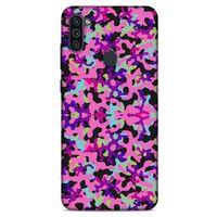 Samsung Galaxy M11 Uyumlu Kılıf Pembe Delisi (34) Slim Armor Kılıf Kamuflaj