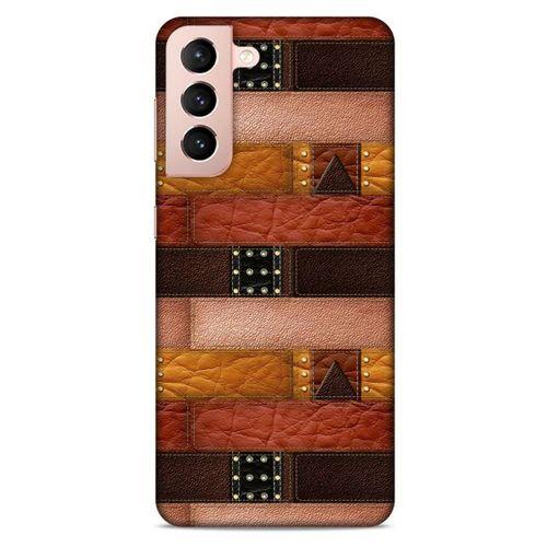 Lopard Samsung Galaxy S21 Uyumlu Kılıf Patchwork (33) Hybrid Kılıf