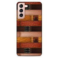 Lopard Samsung Galaxy S21 Uyumlu Kılıf Patchwork (33) Hybrid Kılıf