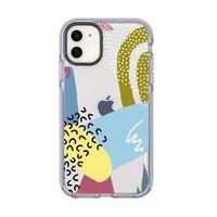 iPhone 12 Colorful Patterns Candy Bumper Silikonlu Telefon Kılıfı