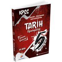 KPSS Tarih 5 Çözümlü Deneme Sınavı Dizgi Kitap